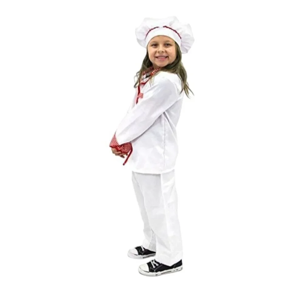 NWT Hauntlook Unisex Kids Master Chef Halloween Costume Size 5-6 Holiday Party